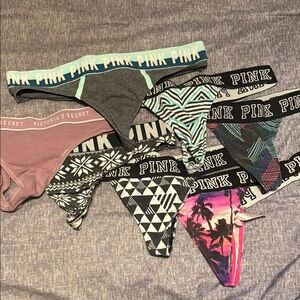 Bundle of Victoria’s Secret and PINK Thongs